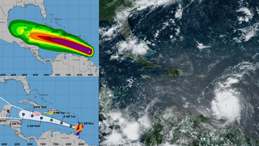 huracan beryl se aleja de cuba y toca tierra como una poderosa tormenta de categoria 4 en la isla caribena de carriacou