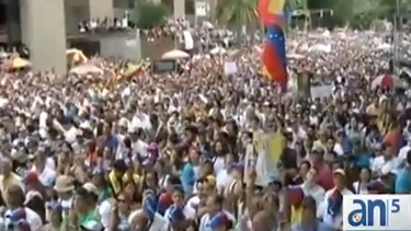 Vuelven a las calles los estudiantes venezolanos