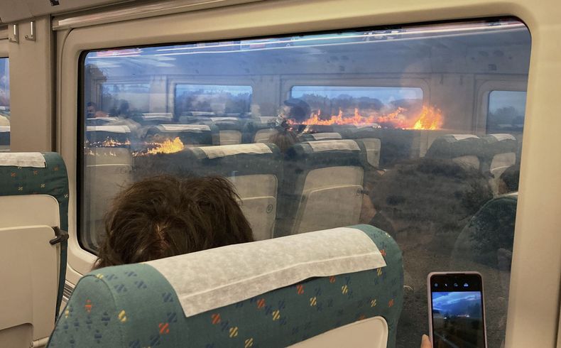 EUR-GEN ESPAÑA-INCENDIOS-TREN