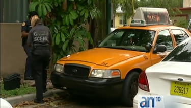 la policia encontro el taxi involucrado en un accidente en el que murio un peaton
