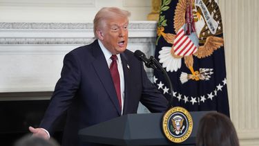 El presidente Donald Trump en un evento en la Casa Blanca en Washington el 5 de noviembre del 2025. (AP foto/Evan Vucci)
