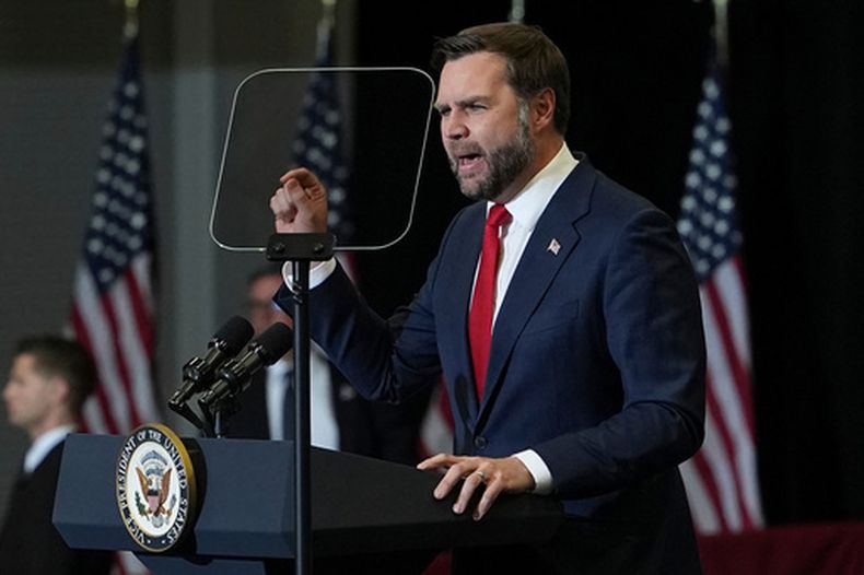 El vicepresidente JD Vance en un evento en Sharonville, Ohio, el 21 de octubre del 2026. (AP foto/Jacquelyn Martin, Pool)