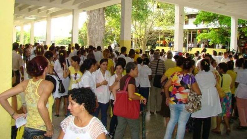 Estudiantes de la Facultad de Medicina de Villa Clara. &nbsp;