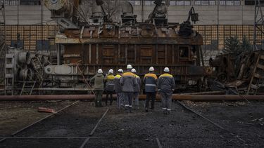 En Ucrania, los trabajadores eléctricos también son héroes