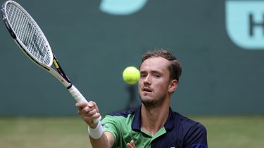 Medvedev avanza a semis en Halle al superar a Bautista Agut