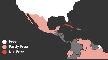 americateve | El bloqueo de redes sociales, las leyes que promueven la censura o el arresto de blogueros están entre las razones por las que Cuba ocupa los primeros lugares en la lista de países restrictivos según el informe.