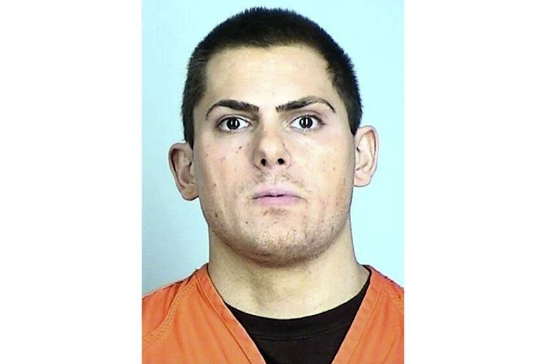 Foto de la ficha policial de Anton Lazzaro, donante republicano en Minnesota que ha sido acusado de tráfico sexual de menores. Foto difundida por la Cárcel del Condado Sherburne (Cárcel del Condado Sherburne /Star Tribune via AP)