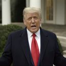Esta imagen tomada de un video difundido por la Comisión Selecta de la Cámara de Representantes muesta al expresidente Donald Trump grabando una declaración en video la tarde del 6 de enero de 2021 desde la Casa Blanca, en Washington. (House Select Committee via AP, Archivo)