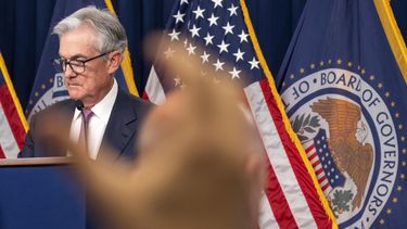 El presidente de la Reserva Federa, Jerome Powell, en conferencia de prensa el 14 de junio de 2023, en el edificio de la Fed en Washington. (AP Foto/Jacquelyn Martin, File)