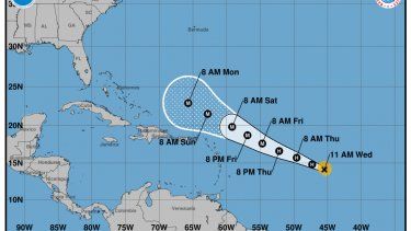 la tormenta tropical lee cerca de alcanzar fuerza de huracan