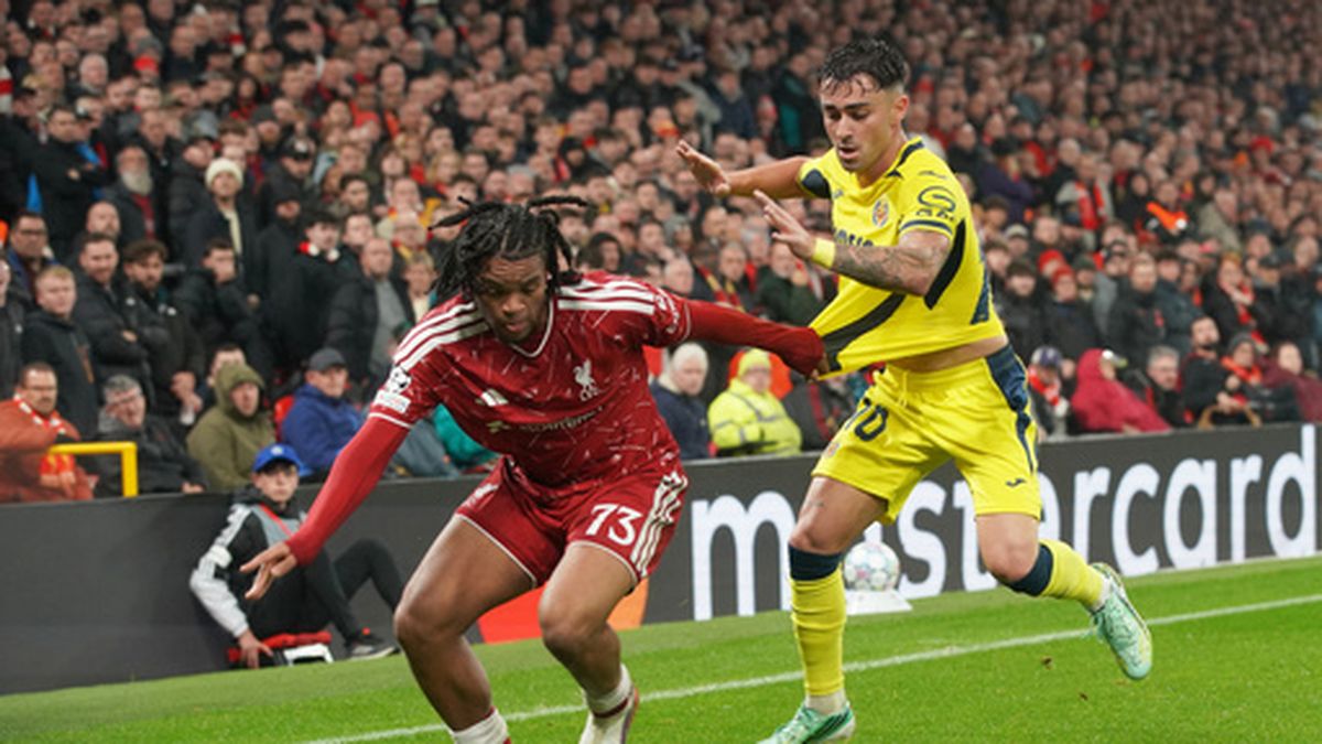 Photo: americateve.com Rio Ngumoha Inspires Liverpool's Dramatic Champions League Comeback Against Villarreal