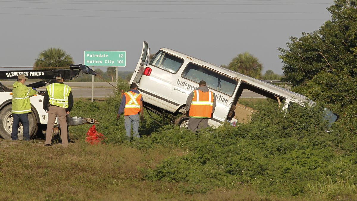 8 muertos, 10 heridos en accidente en Florida