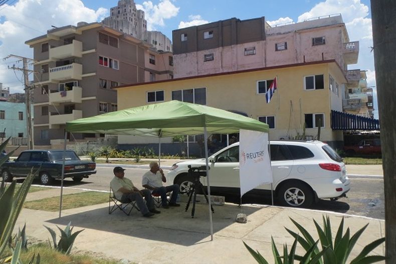 La Agencia Reuters en la calle 11 esquina calle 9.