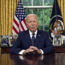 El presidente Joe Biden pronuncia un discurso a la nación desde el Despacho Oval de la Casa Blanca, el domingo 14 de julio de 2024, en Washington. (Erin Schaff/The New York Times vía AP, foto compartida)