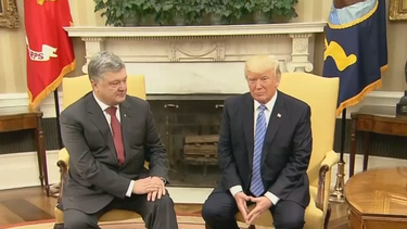 presidente trump se reunio con el presidente de ucrania