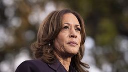 ARCHIVO - La candidata demócrata a la presidencia Kamala Harris toma la palabra el 6 de noviembre de 2024, en Washington. (AP Foto/Jacquelyn Martin, archivo)
