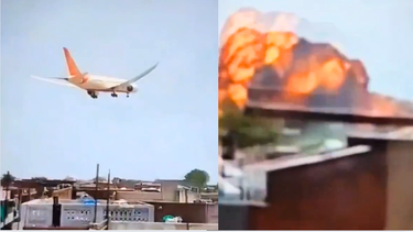 tragedia aerea en india: un avion de air india con 242 personas a bordo se estrella en ahmedabad