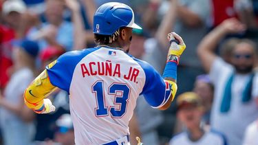 Acuña Jr. fue seleccionado como Jugador del Mes de la Liga Nacional de la MLB
