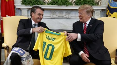 trump dice que bolsonaro hizo un trabajo muy sobresaliente