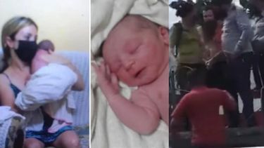video: momento en que arrestan al padre de bebe abandonado en holguin