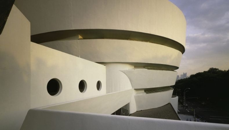 Vista exterior del Museo Guggenheim en Nueva York.