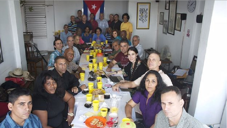 Reunión de Espacio Abierto de la sociedad civil cubana.