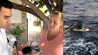 exclusiva: habla la familia de cubano que llego en una tabla de surf a los cayos de florida