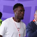 Folarin Balogun, de la selección de Estados Unidos, llega al partido ante Bélgica en Seattle, el lunes 6 de julio de 2026 ((AP Foto/Maddy Grassy)