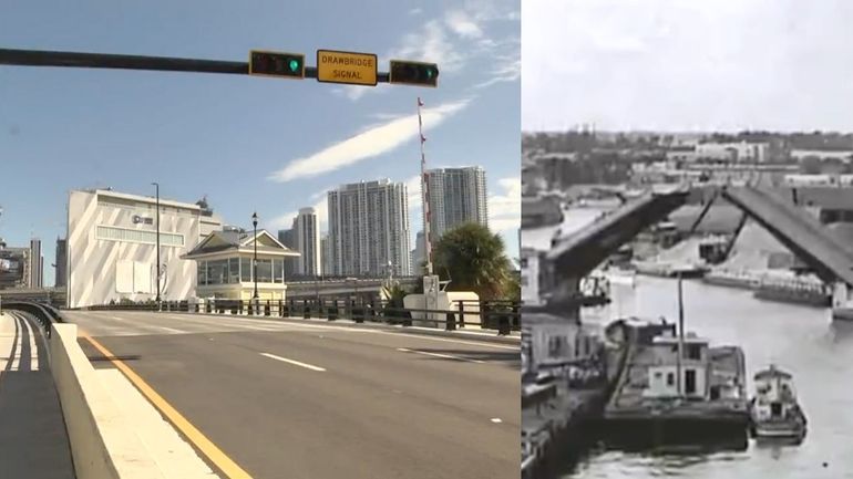 Reemplazan antiguo puente construido en 1929 en Miami