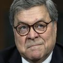 ARCHIVO - El entonces fiscal general estadounidense William Barr comparece ante la Comisión Judicial del Senado en el Capitolio, en Washington, el 1 de mayo de 2019. (AP Foto/J. Scott Applewhite, Archivo)