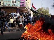 gases lacrimogenos contra manifestantes, tras golpe en sudan