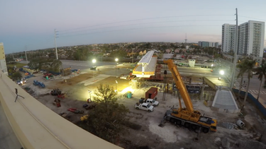 asi se monto el puente que se desplomo en miami