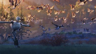 En esta imagen proporcionada por Universal Pictures, una escena de Wild Robot de DreamWorks Animation. (DreamWorks Animation/Universal Pictures via AP)