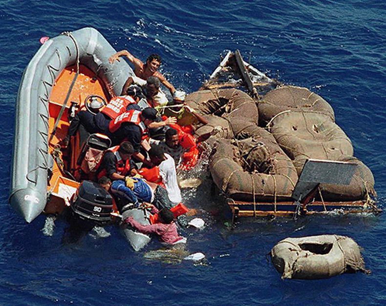 En el último año más de 2,000 balseros han sido rescatados en el mar.