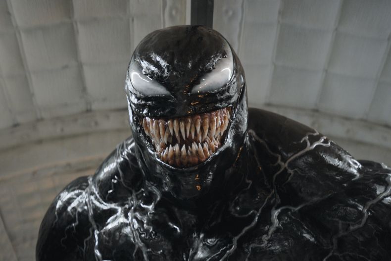 En esta imagen proporcionada por Sony Pictures, una escena de Venom: The Last Dance. (Columbia-Sony Pictures vía AP)