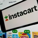 El logo de Instacart en una computadora en Nueva York, el 6 de septiembre del 2023. (AP foto/Richard Drew)
