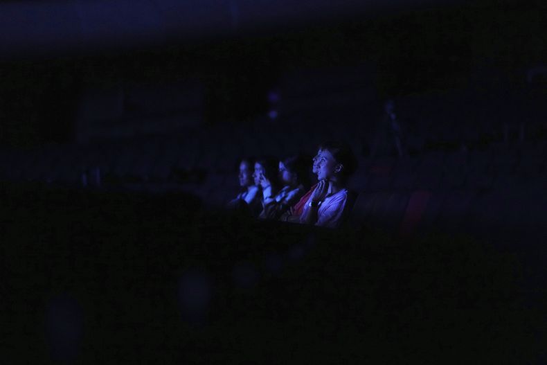 Público en el ensayo de la gala de danza Despertares en el Auditorio Nacional de la Ciudad de México, el viernes 29 de agosto de 2025. (Foto AP/Eduardo Verdugo)