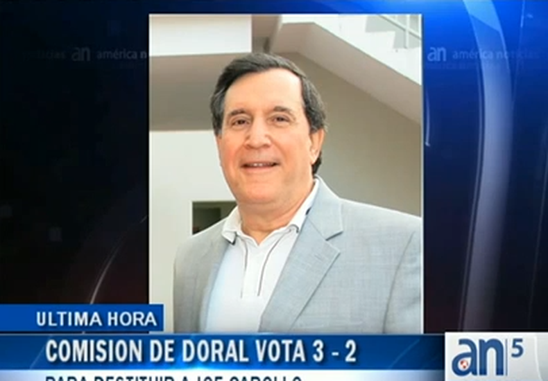 El Administrador de la Ciudad de Doral es destituido de su cargo.