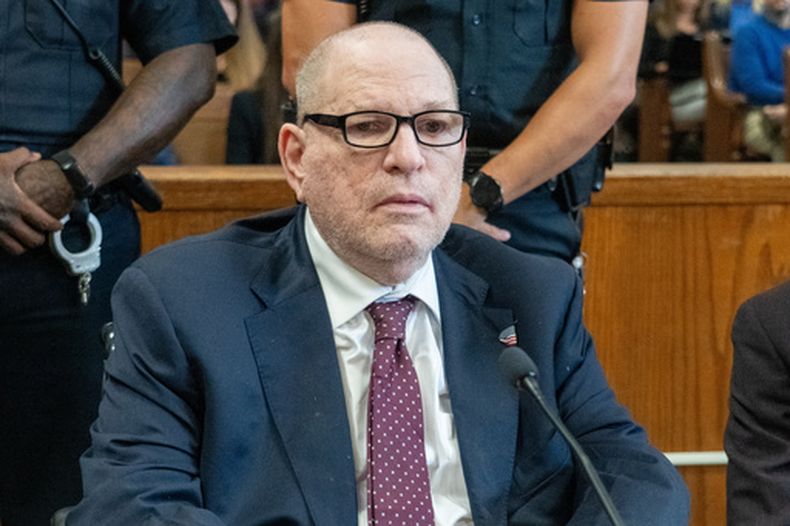Harvey Weinstein en el tribunal en Nueva York, el 23 de septiembre del 2026. (Steven Hirsch/New York Post via AP, Pool)