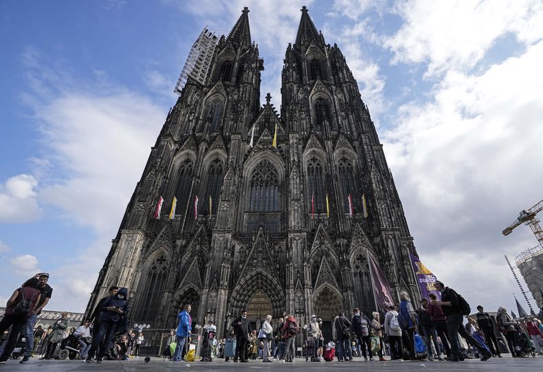 La catedral de Colonia, en Alemania, el 24 de septiembre de 2021. (Foto AP /Martin Meissner)