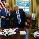 Trump se reúne con Infantino para hablar del Mundial