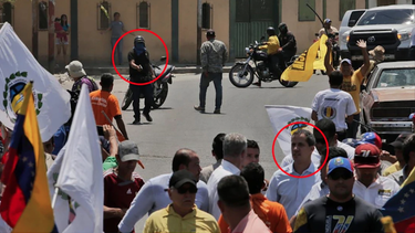 juan guaido, tras el atentado por parte de colectivos chavistas: la dictadura cobarde intento asesinarme