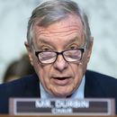 El presidente de la Comisión Judicial del Senado, el senador Dick Durbin, demócrata por Illinois, habla durante una audiencia el 13 de junio de 2023 en el Capitolio, en Washington. (Foto AP/Jacquelyn Martin, archivo)