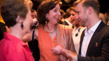 Roberta Jacobson en el lanzamiento de Engage Cuba.