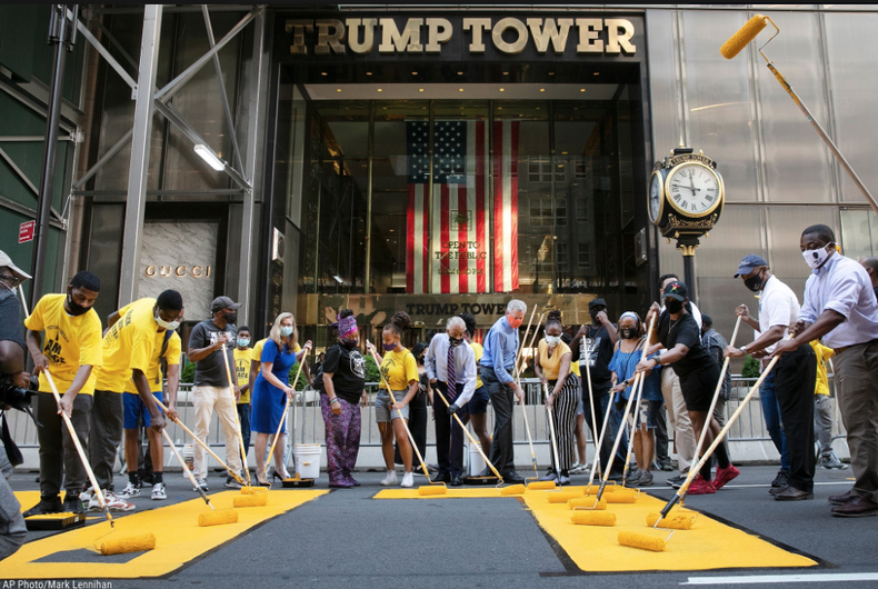 Trump Black Live Matter