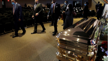 las imagenes del funeral de george floyd