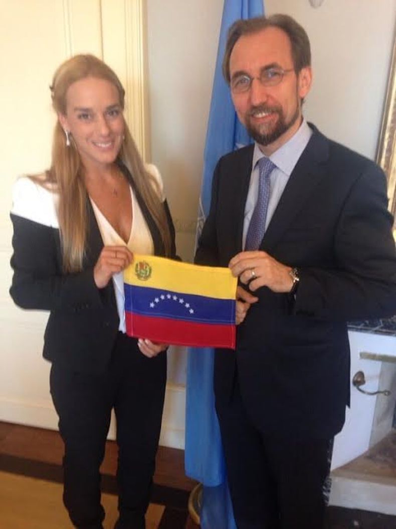 La esposa del dirigente opositor Leopoldo López aseguró que lo más importante fue que Zeid Ra'ad Al Hussein la había escuchado y que la reunión había sido ?muy humana?