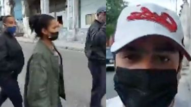 humberto lopez fue interpelado por tres oficiales durante transmision en vivo en la habana