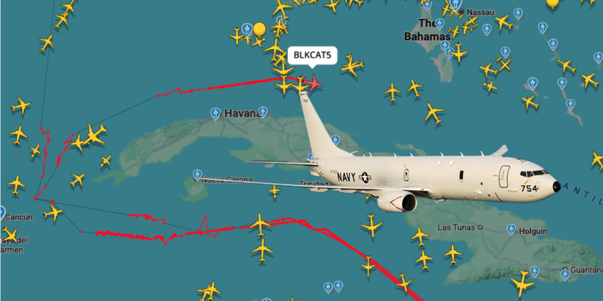Avión espía Boeing Poseidon rodea Cuba en medio de aumento de tensiones con Washington
