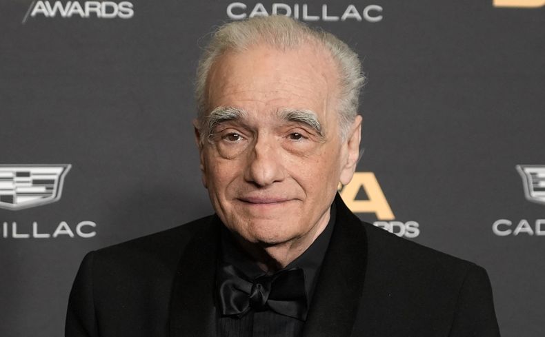 Martin Scorsese, director de Killers of the Flower Moon, posa en la 76a entrega de los Premios DGA del Sindicato de Directores de Estados Unidos, el sábado 10 de febrero de 2024 en Beverly Hills, California. (Foto AP/Chris Pizzello)